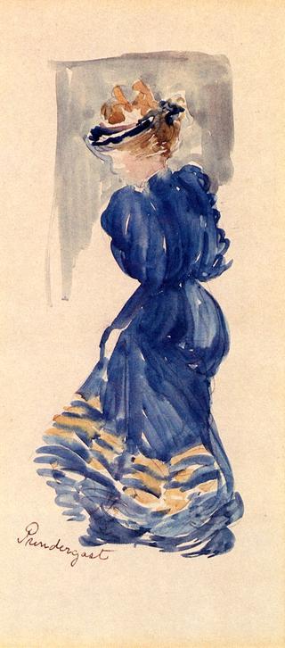 Woman in Blue