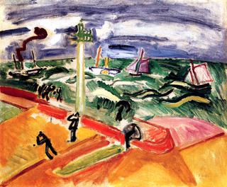 Storm at Sainte-Adresse