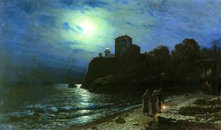 海上月夜