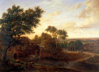 Watermill at Carshalton, London