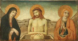 Christ at the Tomb with Saint Mary Magdalen and Saint John