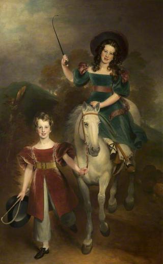 George Harry, Lord Grey of Groby, and His Sister Lady Margaret Henrietta Maria Grey
