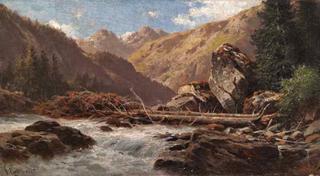 Landscape with a Mountain Stream