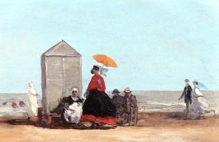 On the Beach at Trouville
