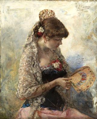 Lady with a Fan