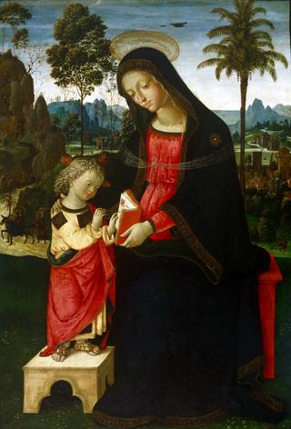 Virgin Teaching the Christ Child to Read