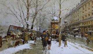 Bookstalls in Winter
