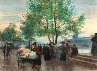 Marchands aux Bords de la Seine, Paris