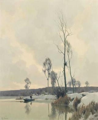 Snow on the Banks of the Morin