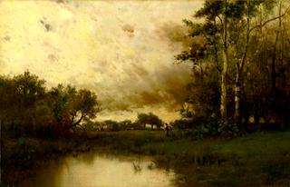 Pasture by a Pond