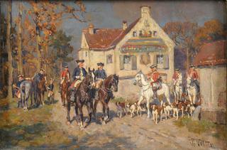 Riders with Hounds