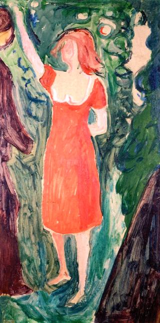Woman in a Red Dress