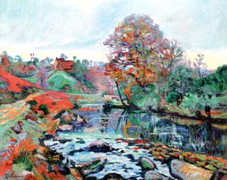 Landscape of La Creuse, View from Pont Charraud