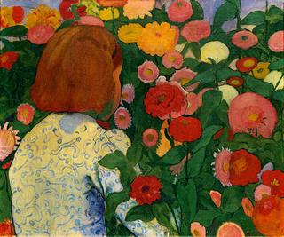 Girl with Flowers