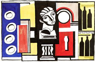 Still Life with Bust