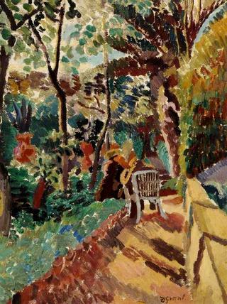In the Garden of the Hotel de Russie, Rome