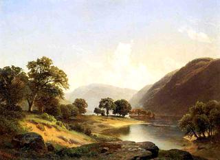 Mountain Landscape with River, Near Philadelphia