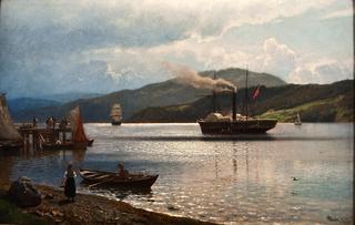 Steamship at Drøbak
