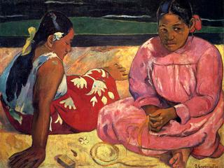 Tahitian Women on the Beach