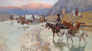 Cossacks Crossing the River