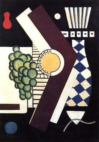 Bunch of Grapes and a Fish