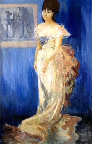 Portrait of Tatiana Samoilova as Anna Karenina