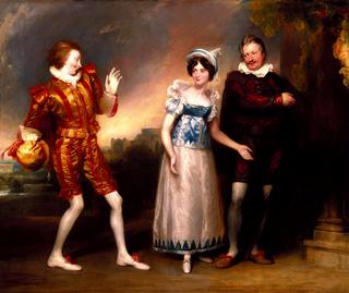 Master Page, Anne Page, and Slender
