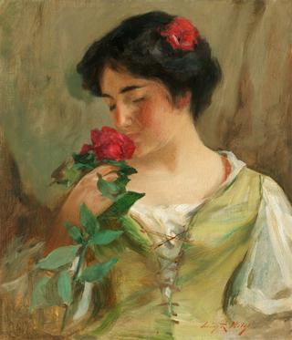 Girl with a Rose