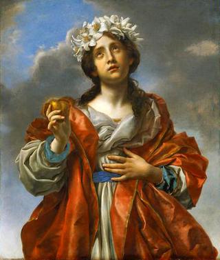 Saint with Golden Heart