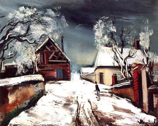 Houses in the Snow