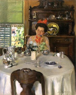Woman at a Table