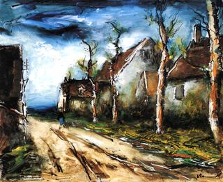 Houses on the Road, Normandy