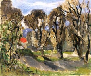 Landscape with Red Roof