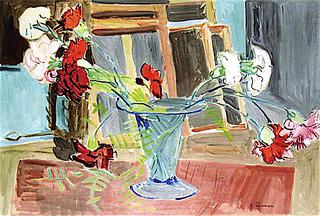 Bouquet of Carnations in the Studio