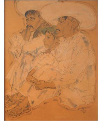 two men and a boy