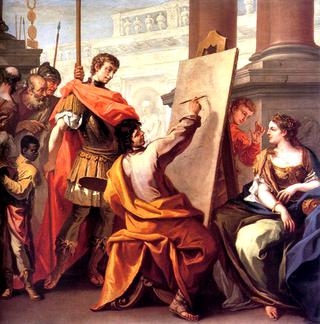Apelles Making a Portrait of Pancaspe