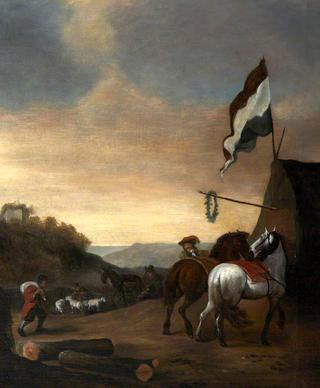Cavalier Changing Horses