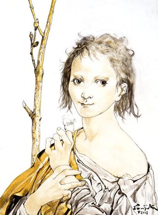 Young Girl with a Bandaged Finger