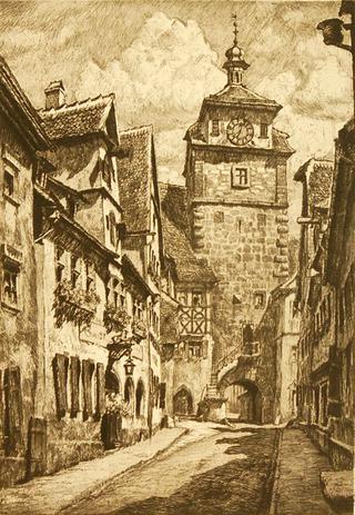 Rothenburg ob der Tauber - weisser Turm