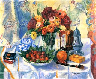 Cherries, Dahlias and Cointreau