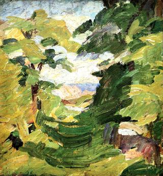 A Road with Trees, Christiansø