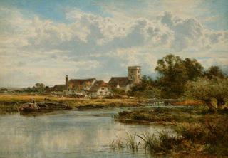 Goring Church on the Thames