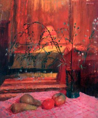 Still Life with Lamplight