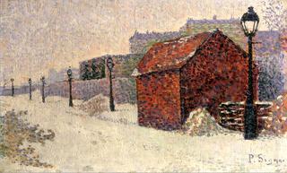 Snow, Butte Montmartre