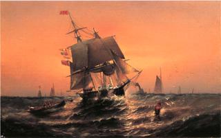 Sunrise, from Shore to Ship