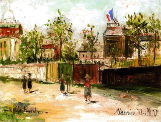The Moulin de la Galette in Montmartre