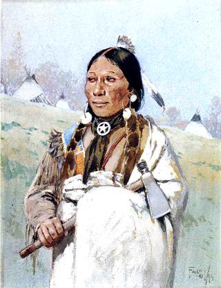Indian with Tomahawk