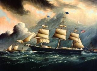 Clipper 'Gaspee' off Sandy Hook