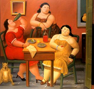 Three Women Drinking