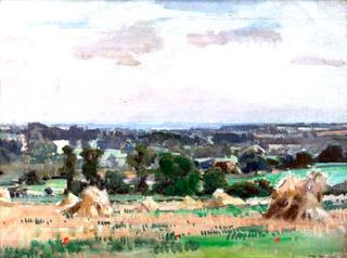 View over Lovington House